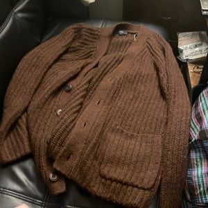 Vince cardigan size extra large brown lovely condition